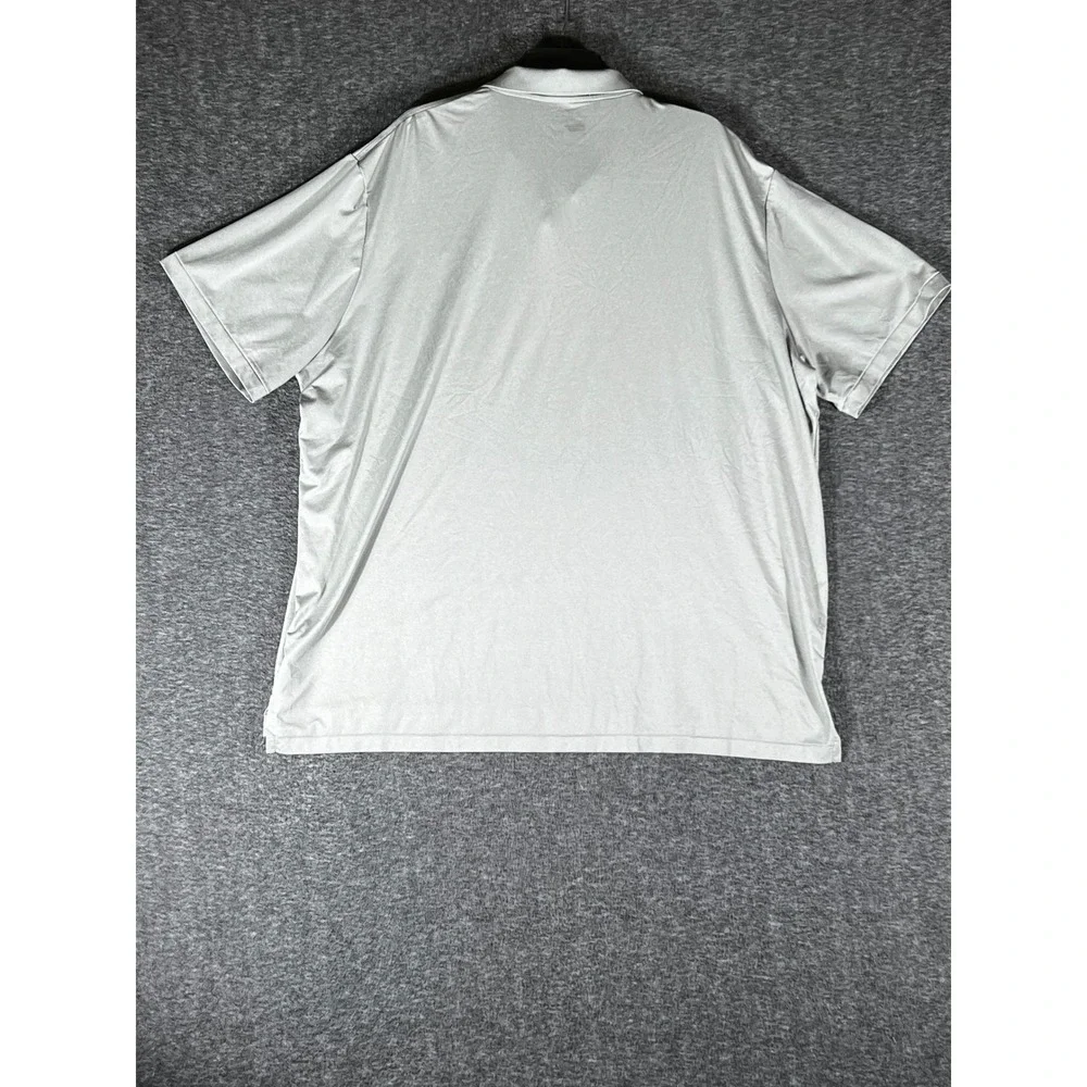 Polo Ralph Lauren Mens Performance Polo Shirt Light Grey Short Sleeve XL Stretch